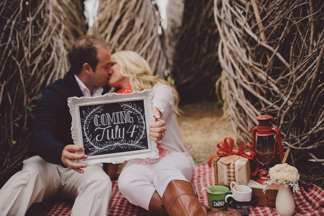 picnic pregnancy announcement