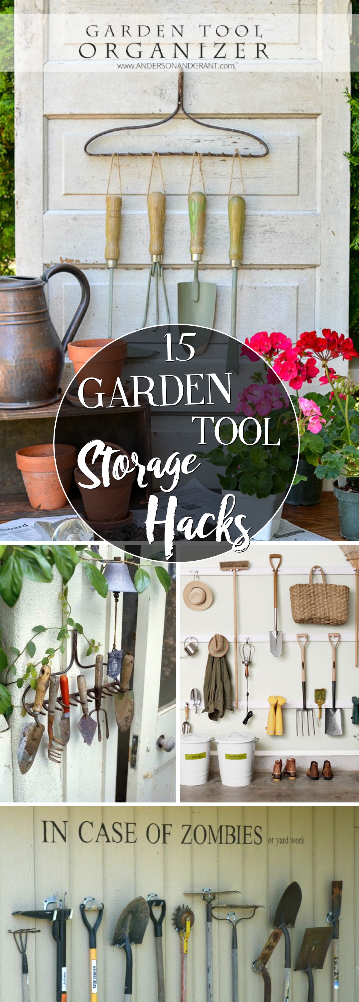 15 Garden Tool Storage Hacks
