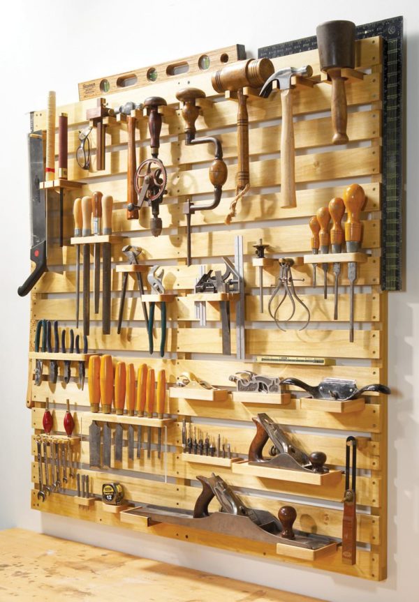 Hold Everything Pallet Tool Rack