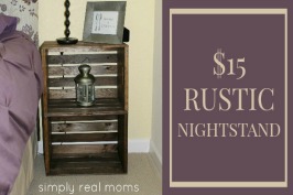 $15 Rustic Nightstand