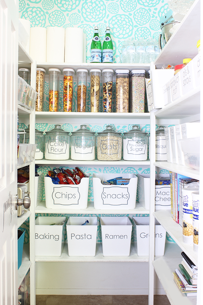 How to Organize your Pantry and a Pretty Pantry Makeover